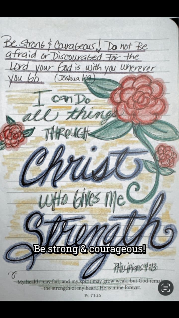 Strength and Courage in Christ