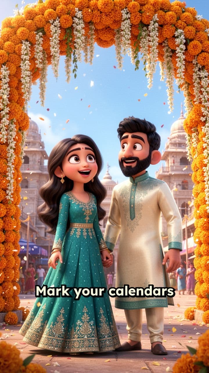 Aanchal & Kritarth’s Dwarka Wedding Marathon