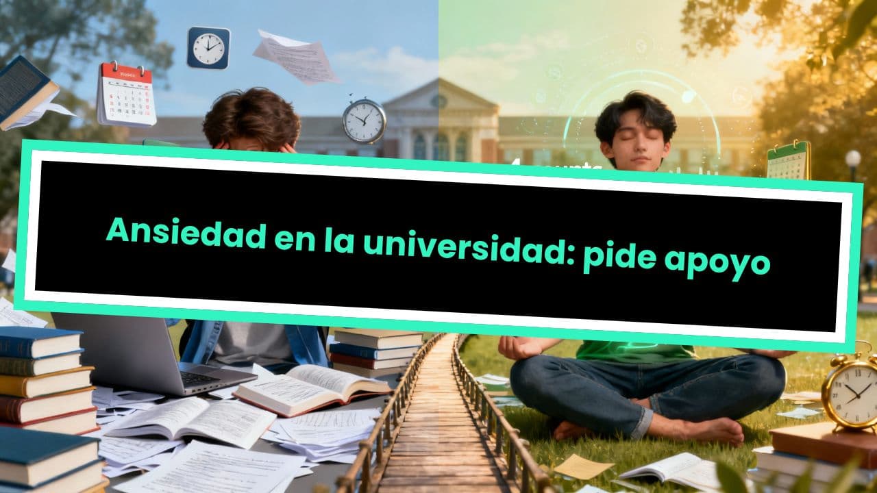 Ansiedad en la universidad: pide apoyo