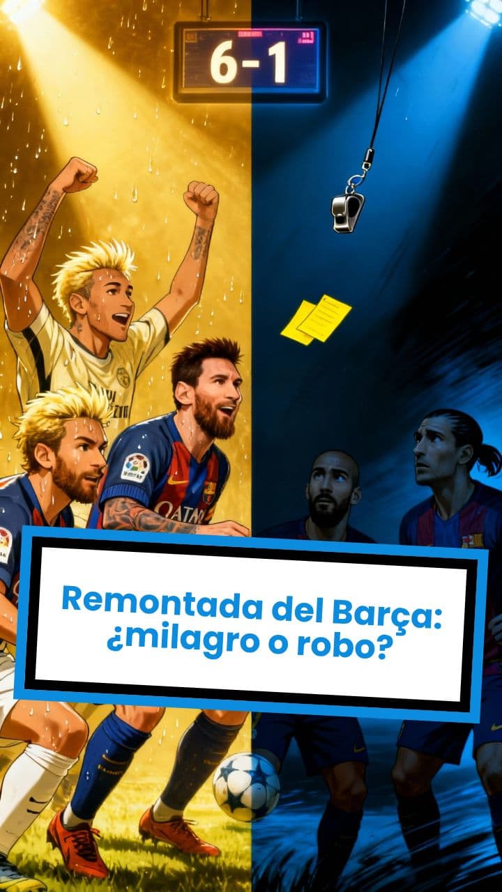 Remontada del Barça: ¿milagro o robo?