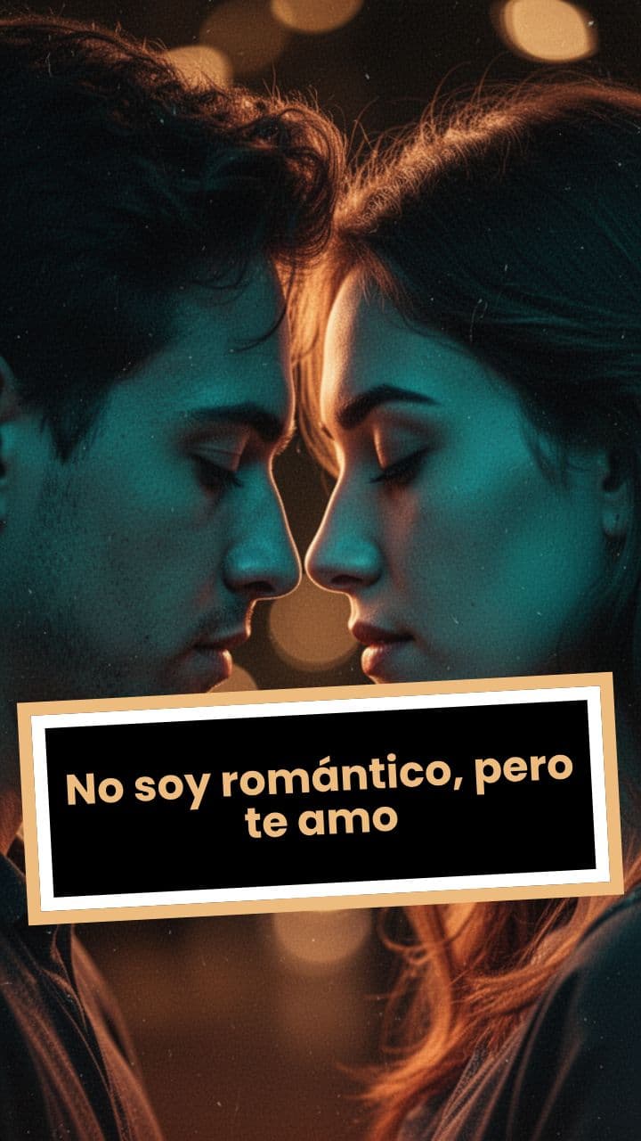 No soy romántico, pero te amo