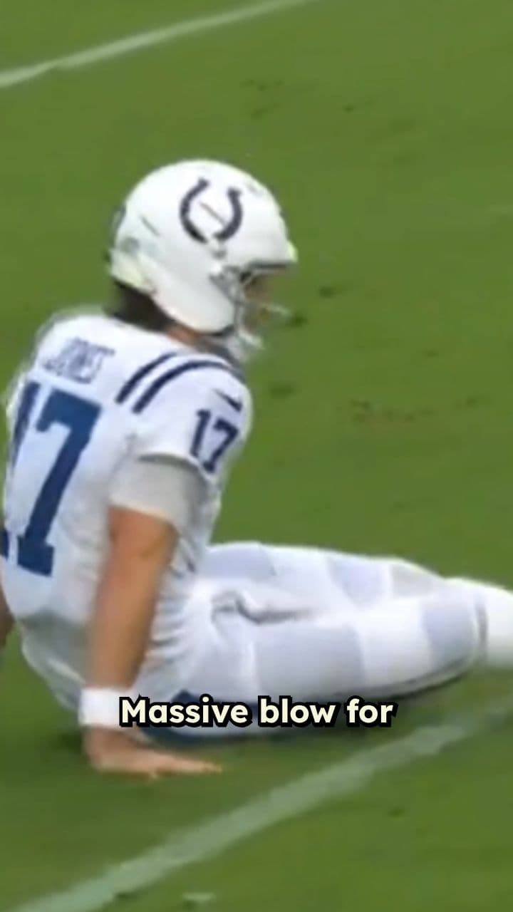 Colts Lose QB Jones to Injury