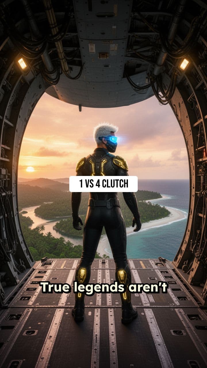 Free Fire 1 vs 4 Clutch - The Ghost of Bermuda