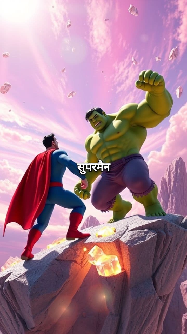 जादुई दुनिया में सुपरमैन-हल्क की दोस्ती