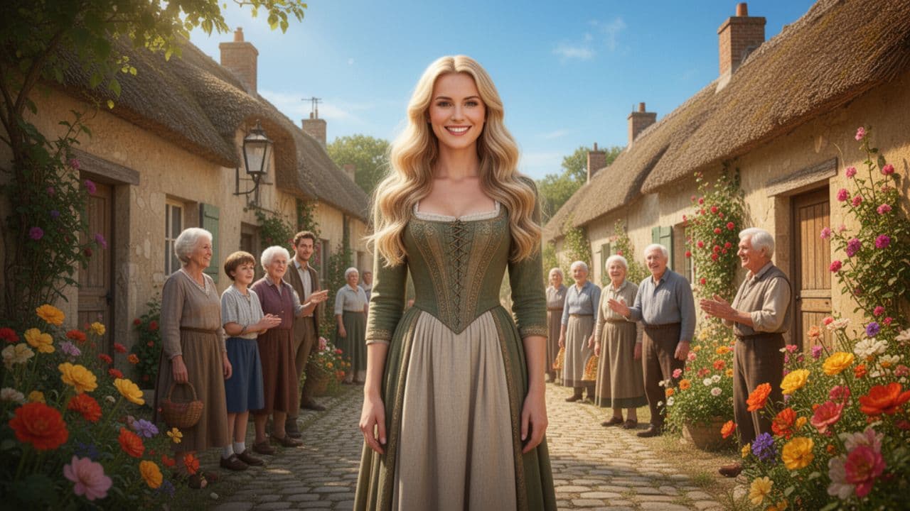 La laitière du village