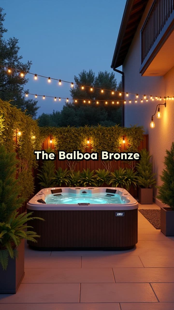 Compact Luxury Hot Tub for Small Spaces