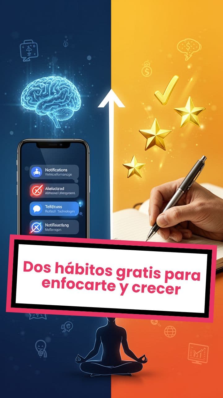 Dos hábitos gratis para enfocarte y crecer