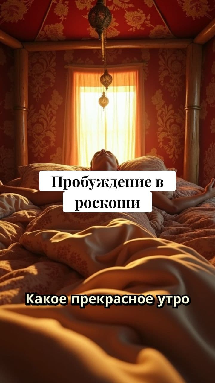 Утро в турецком шатре