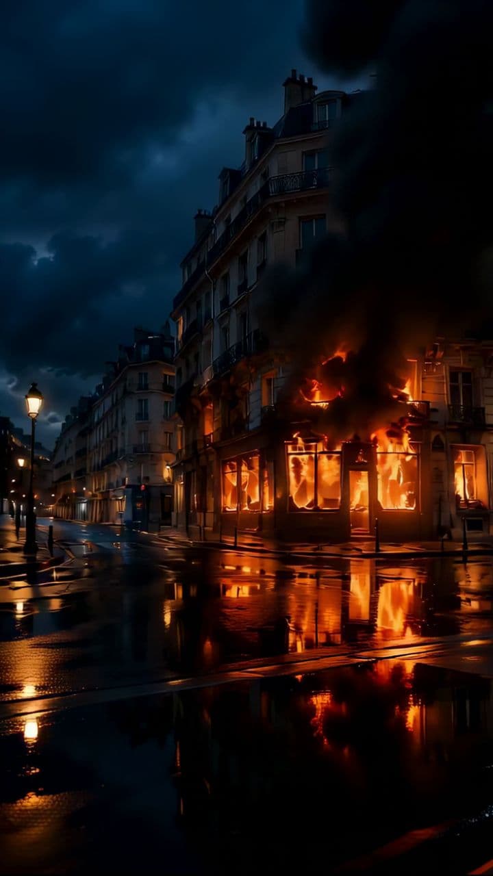 Incendie à Paris