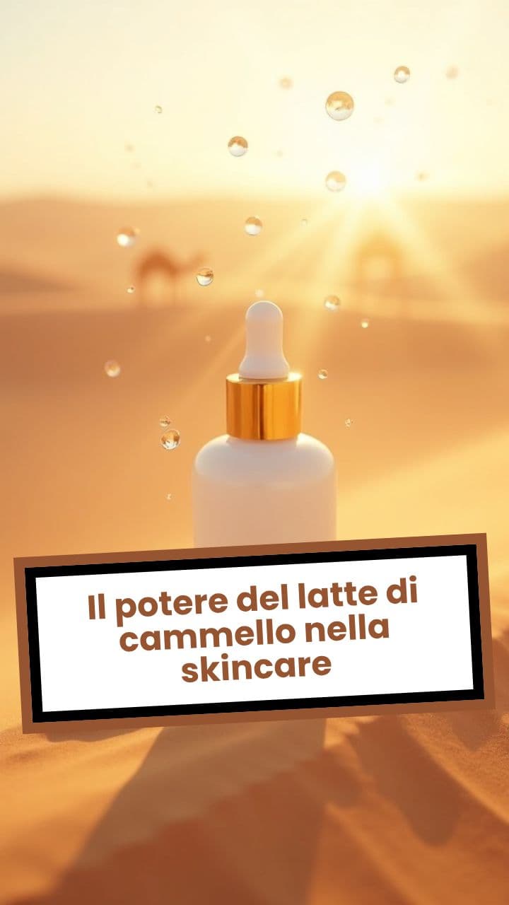 Il potere del latte di cammello nella skincare