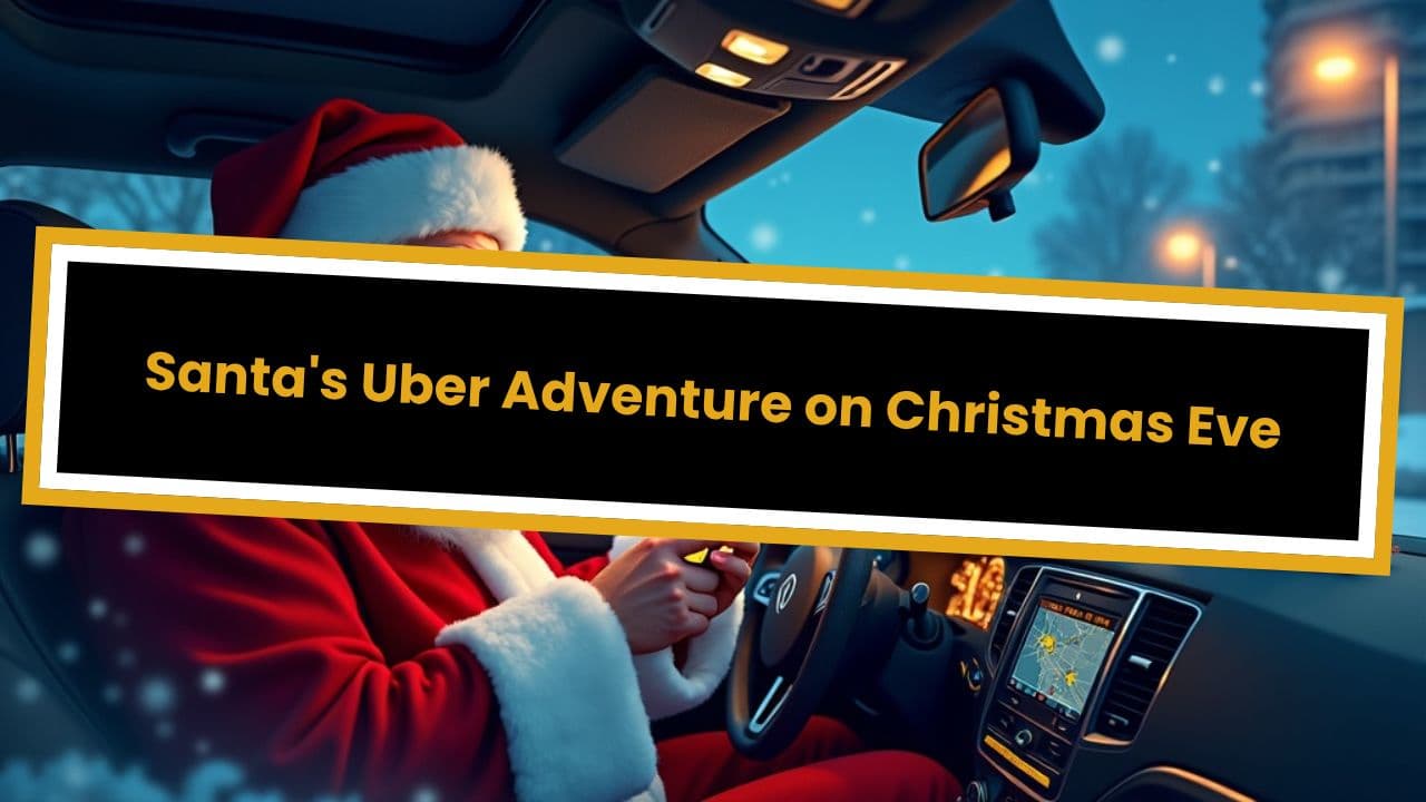 Santa's Uber Adventure on Christmas Eve
