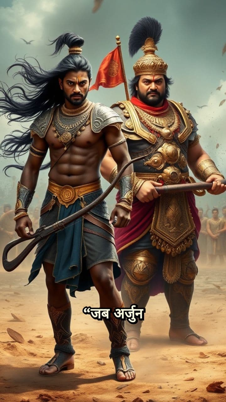 अर्जुन की अपराजेयता का क्षण