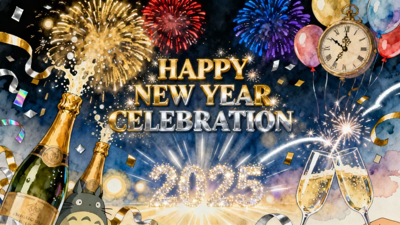 Happy New Year Celebration