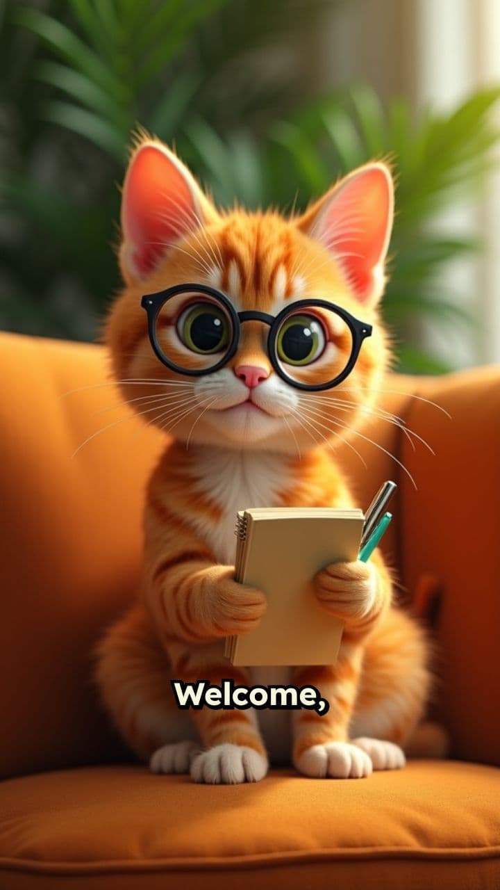 Purr-fessional Therapy Cat