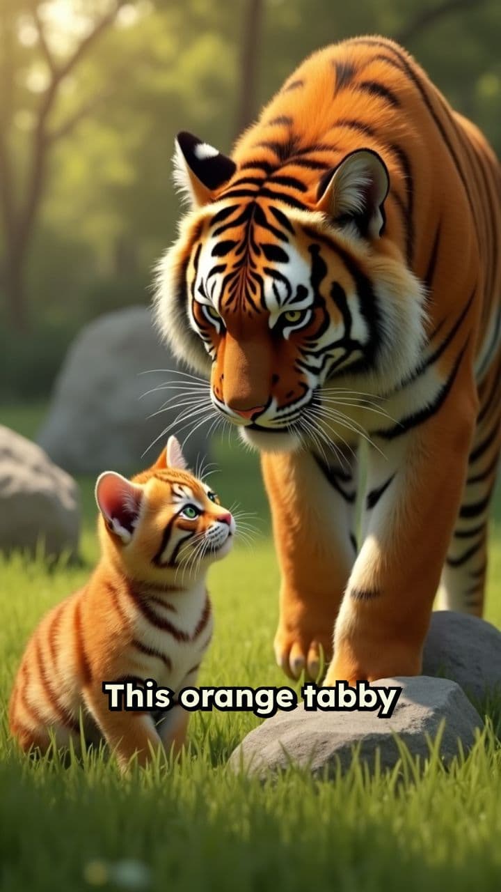 Tabby vs Tiger: Unexpected Friendship