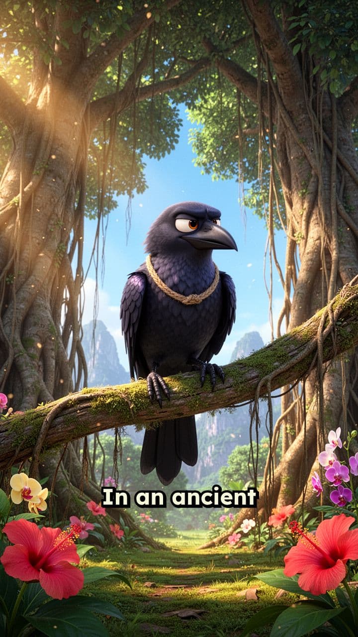 The Proud Crow and the Wise Tortoise