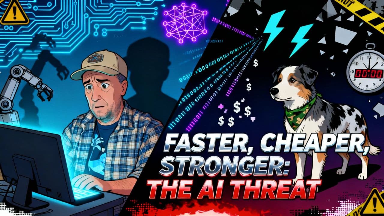 Faster, Cheaper, Stronger: The AI Threat