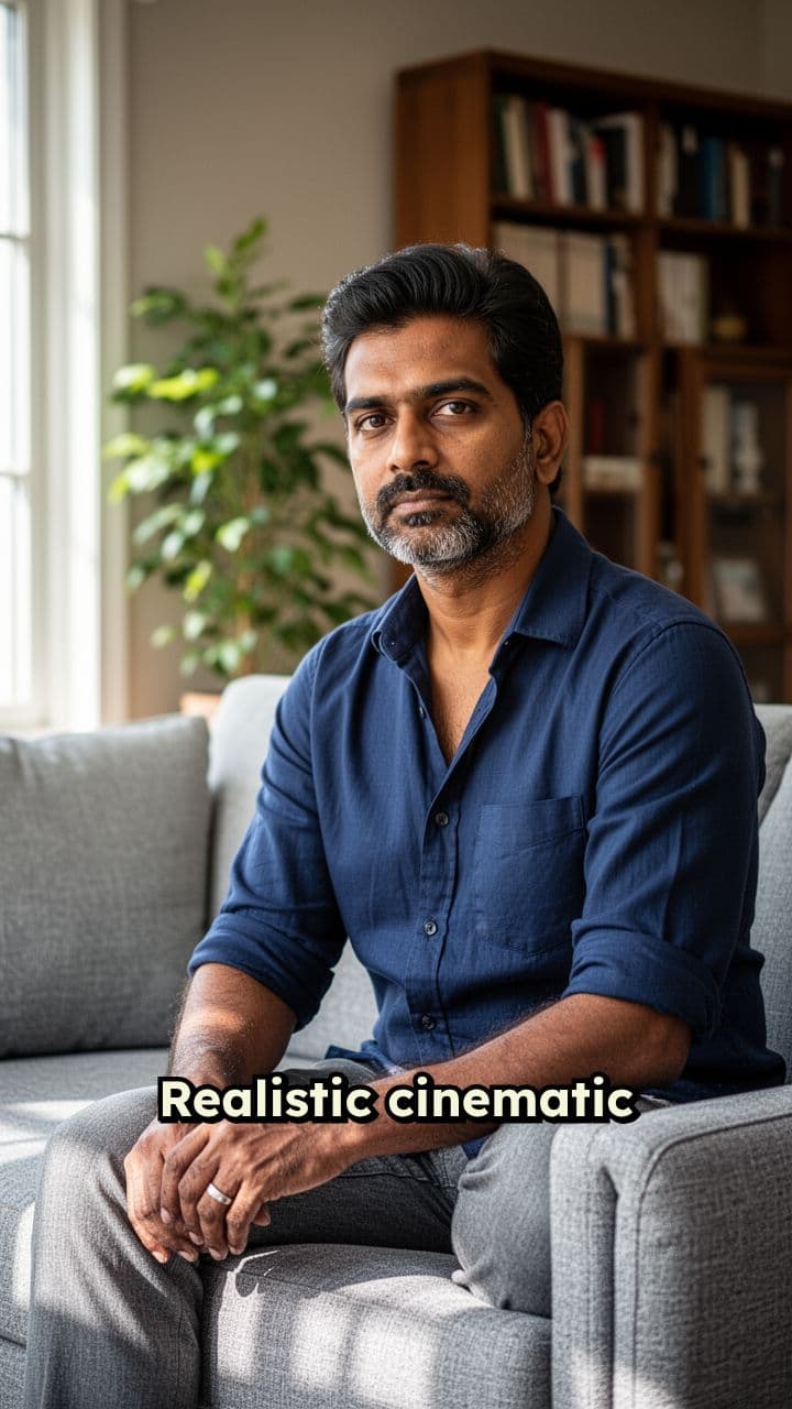 Worried Man Reviewing Medical Reports