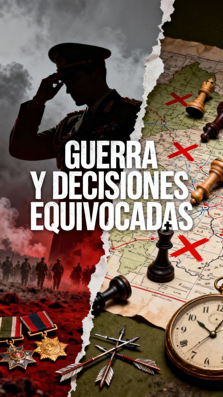 Guerra y decisiones equivocadas