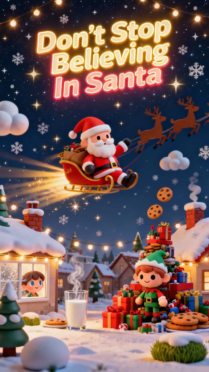 Don't Stop Believing In Santa