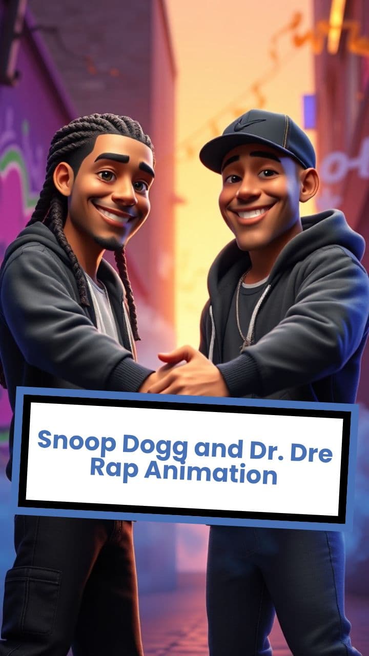 Snoop Dogg and Dr. Dre Rap Animation