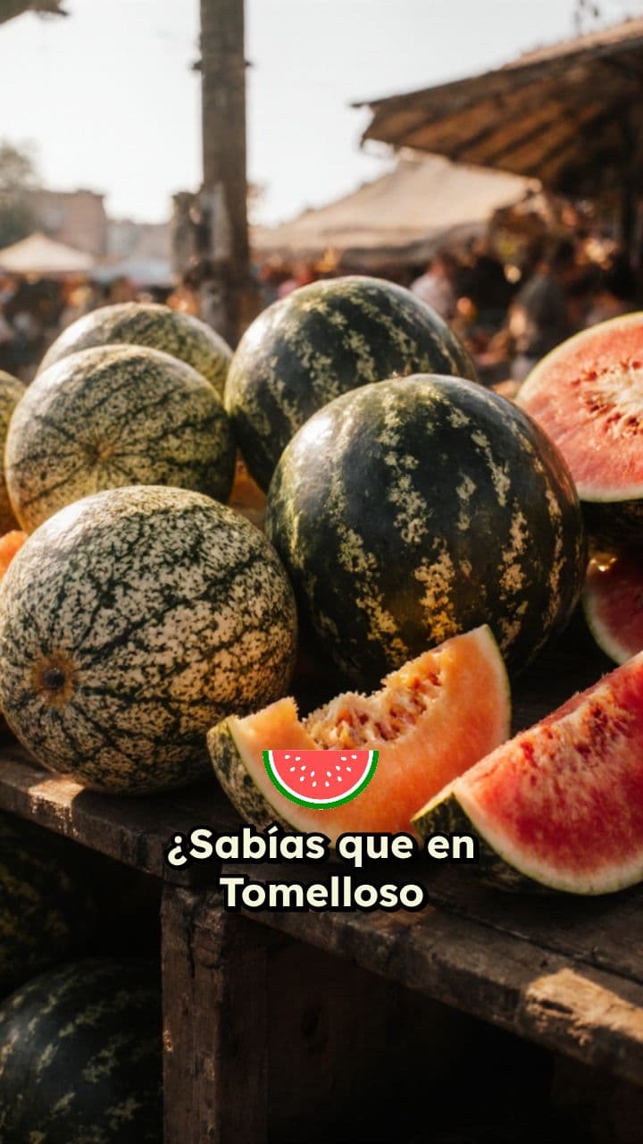 Melones y sandías de Tomelloso