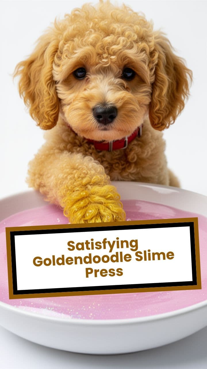 Satisfying Goldendoodle Slime Press