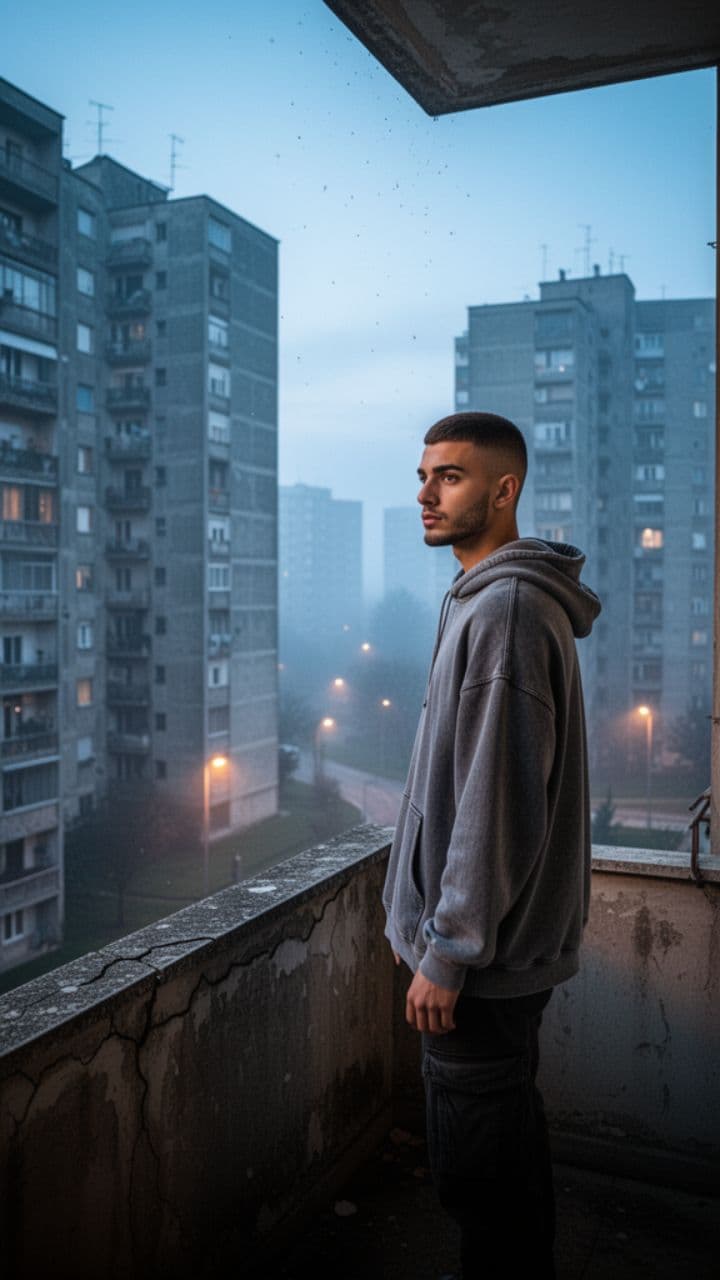 Neve al sole sotto il temporale