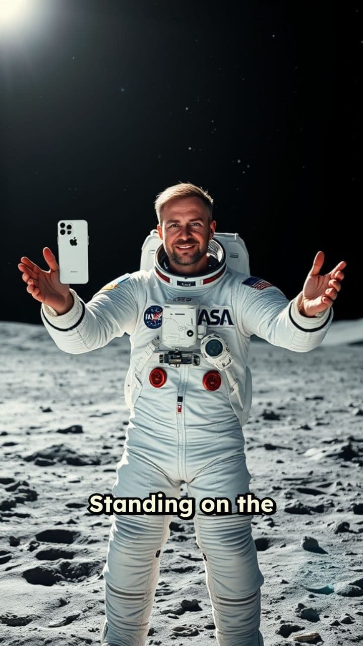 Samsung Beats iPhone on the Moon