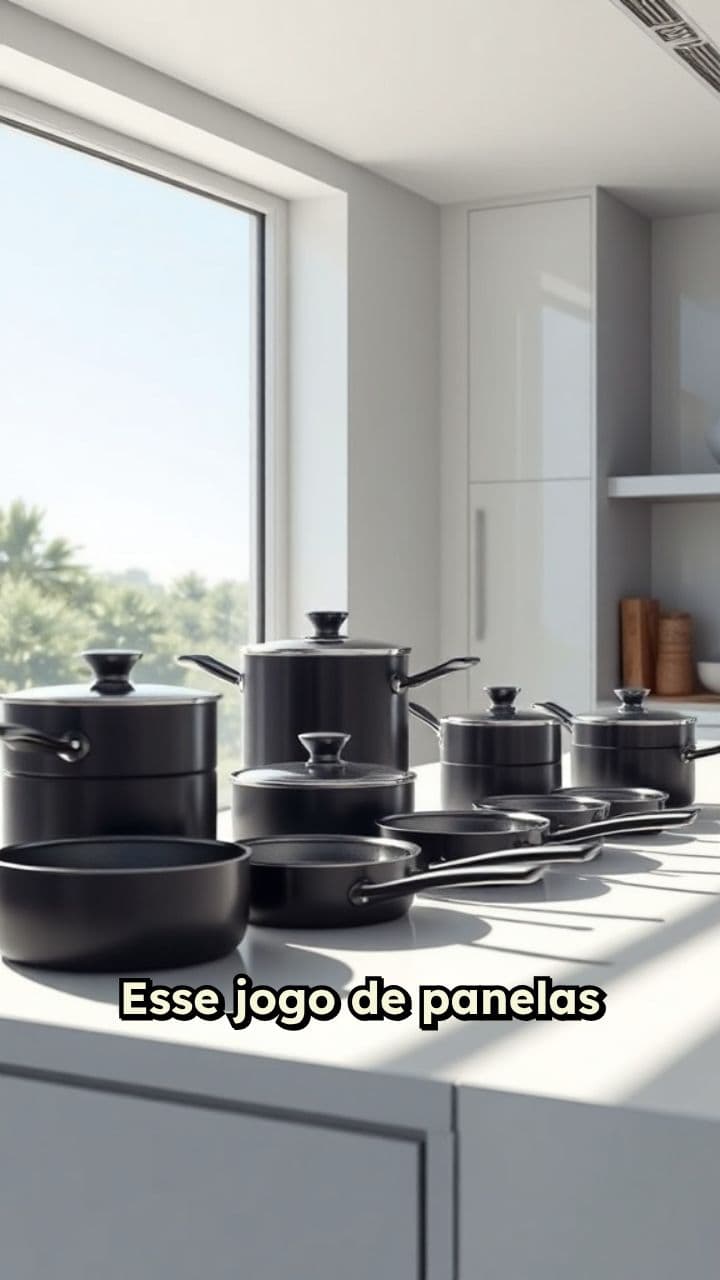 Jogo de Panelas Prático e Bonito