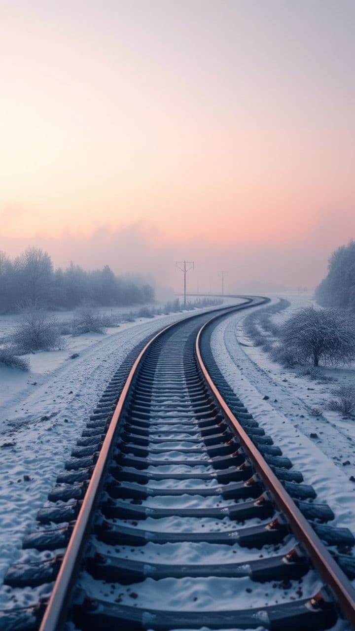 Liefde in de trein naar kerst