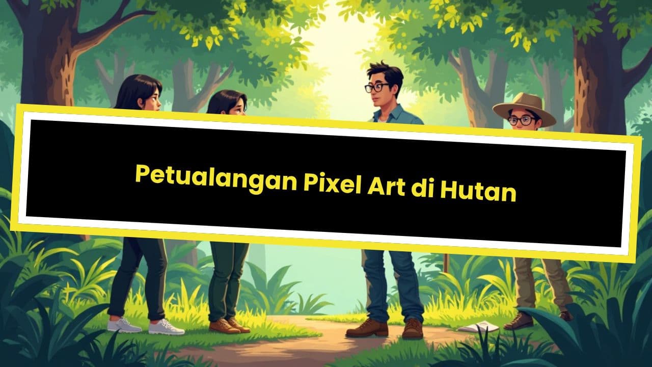 Petualangan Pixel Art di Hutan