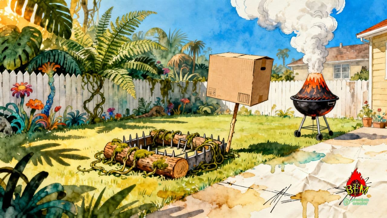 Dinosaur Trap BBQ Feast