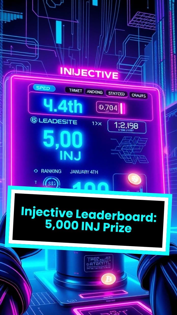 Injective Leaderboard: 5,000 INJ Prize