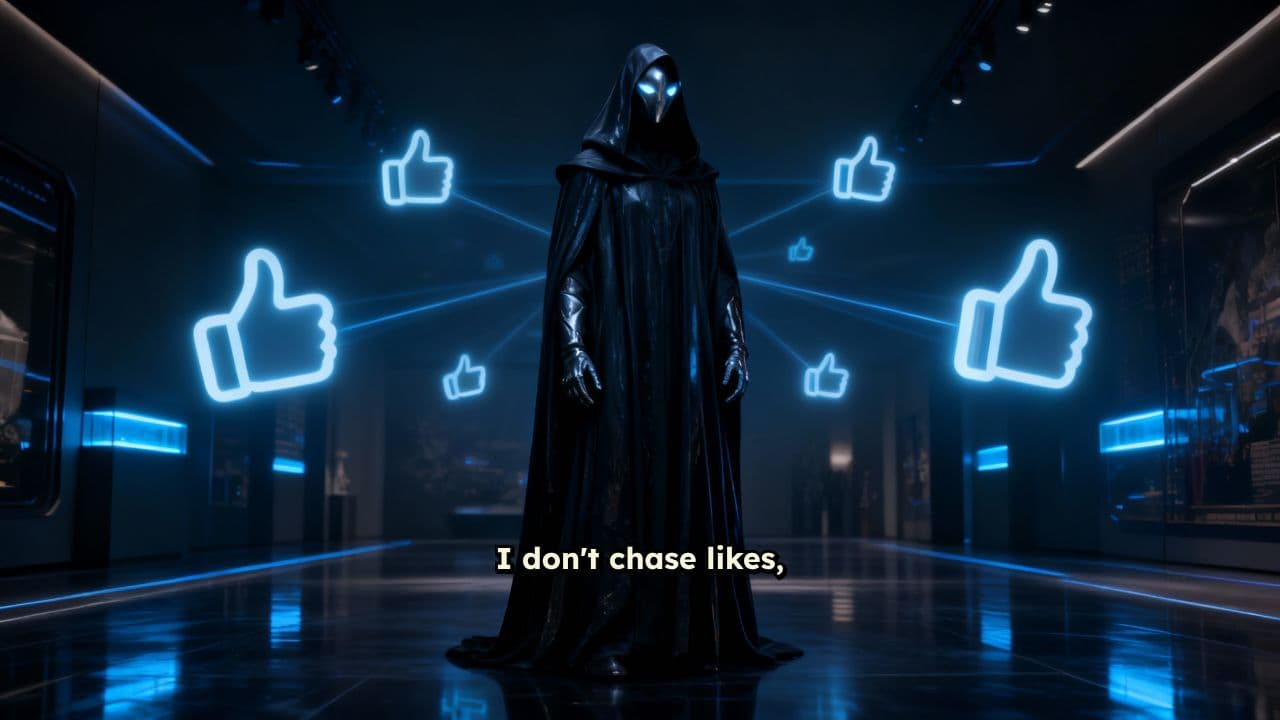 I Don't Chase Likes, They All Chase Me
