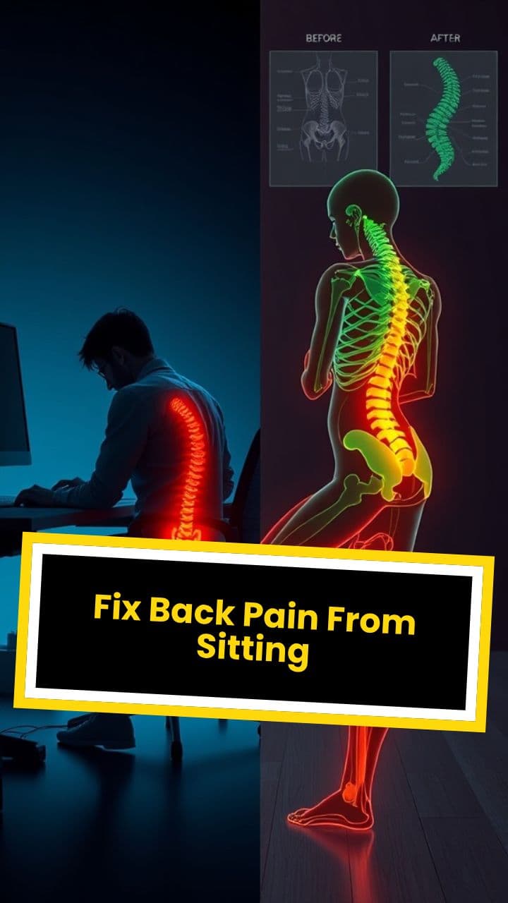 Fix Back Pain From Sitting