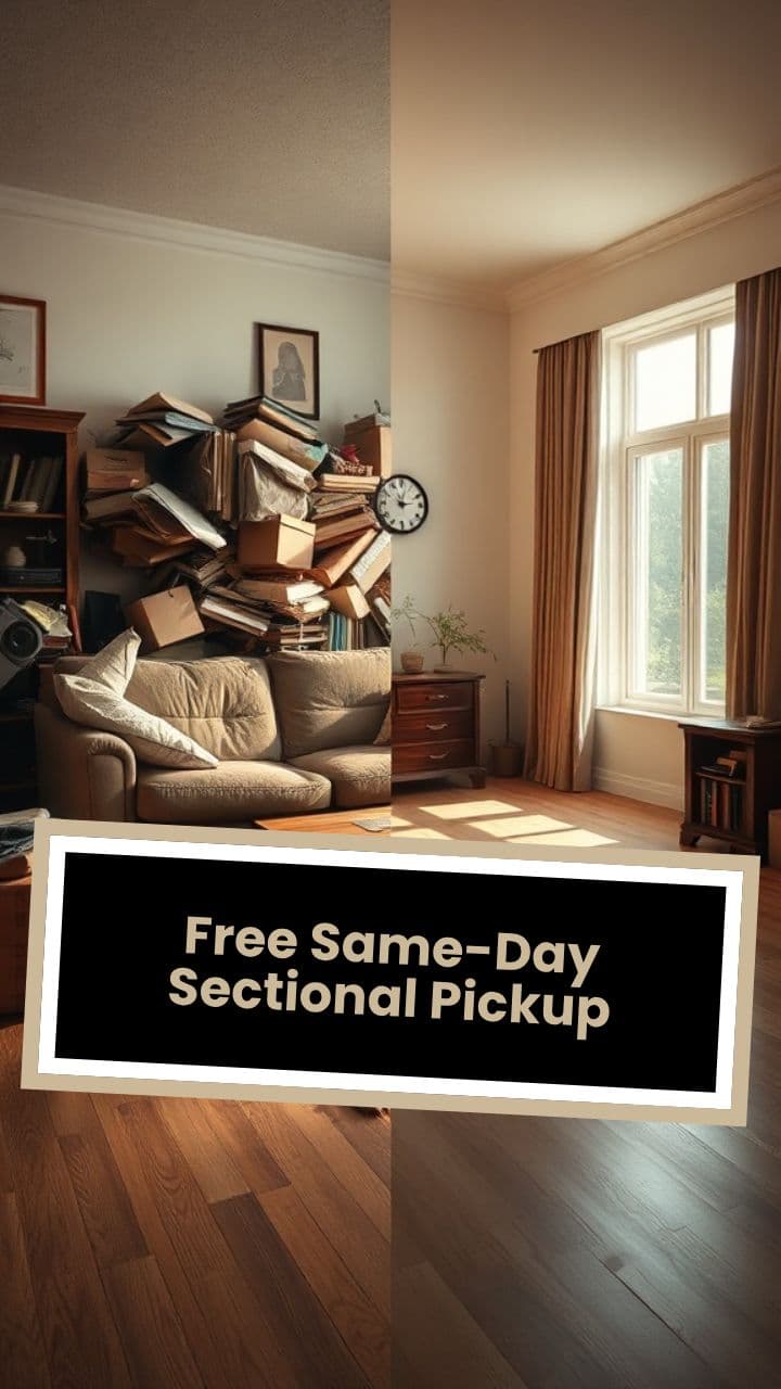 Free Same-Day Sectional Pickup