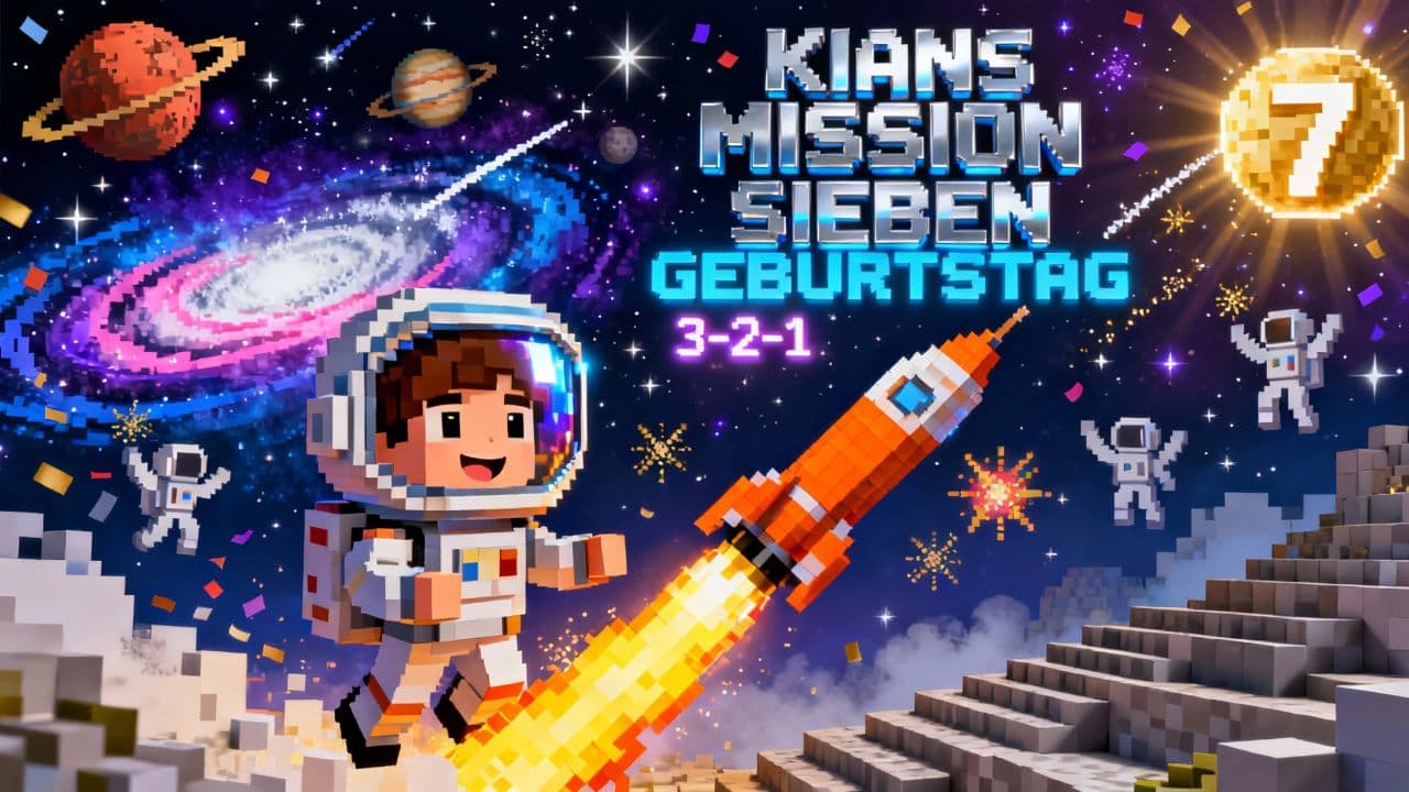Kians Mission Sieben Geburtstag