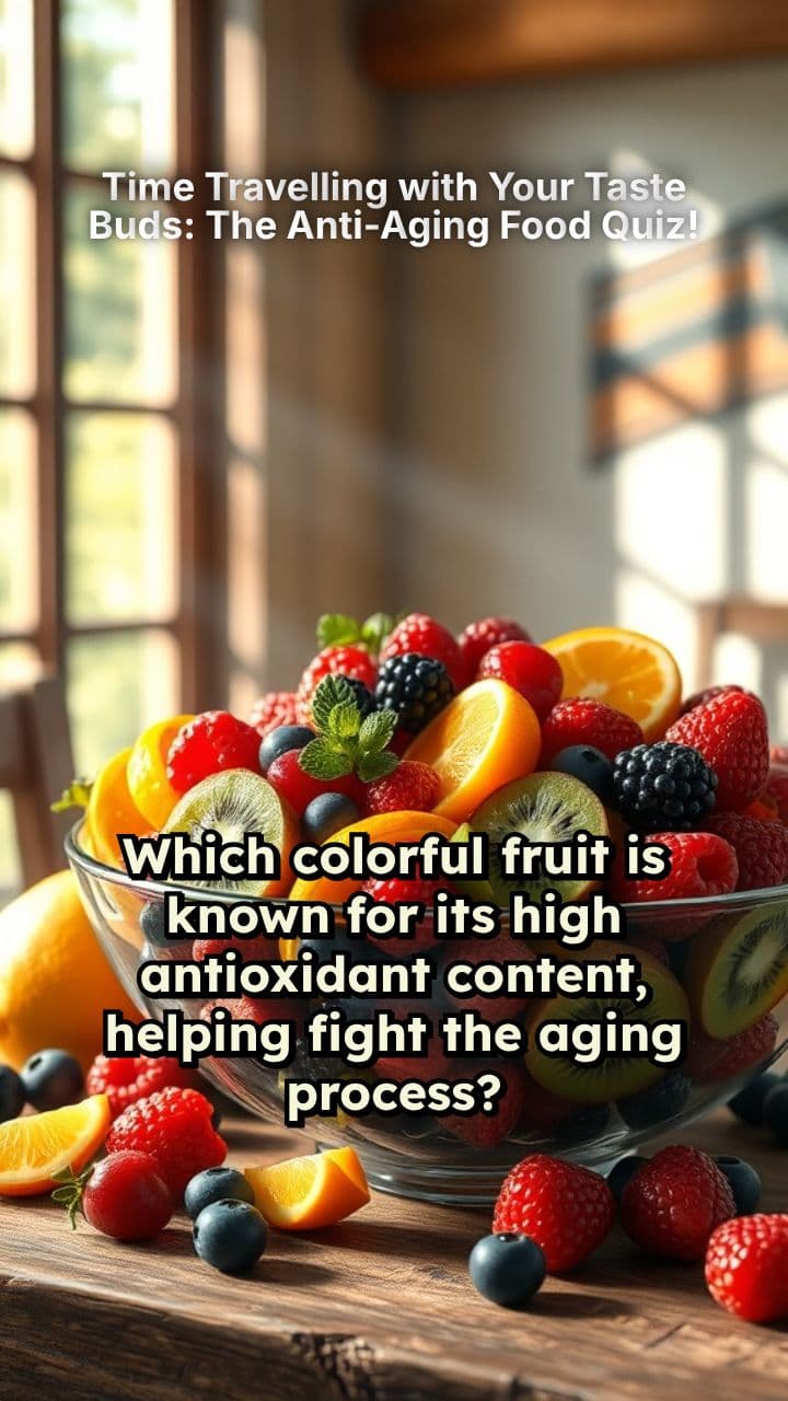 Time Travelling with Your Taste Buds: The Anti-Aging Food Quiz!