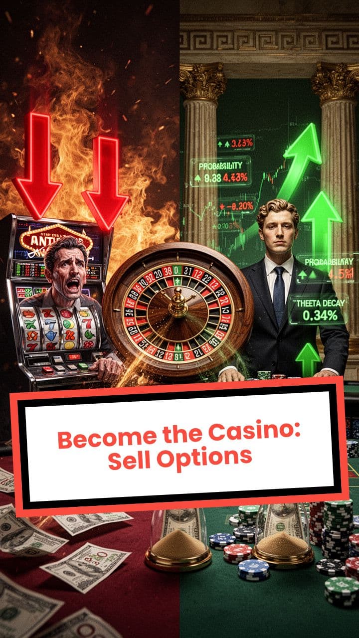 Become the Casino: Sell Options