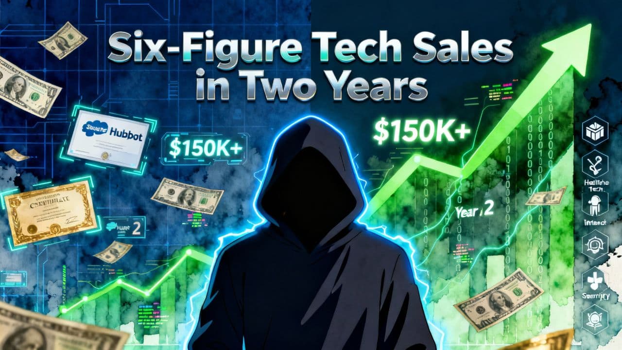 Six-Figure Tech Sales in Two Years