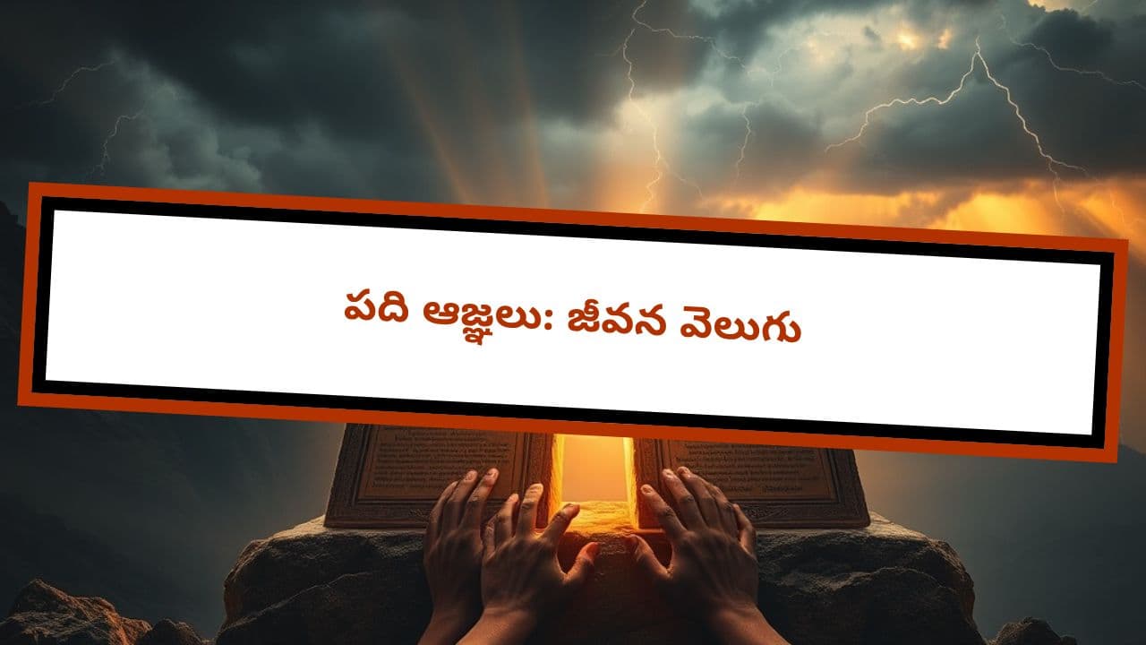 పది ఆజ్ఞలు: జీవన వెలుగు