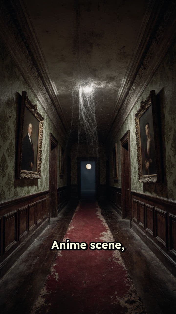 Midnight Haunting in the Victorian Hallway
