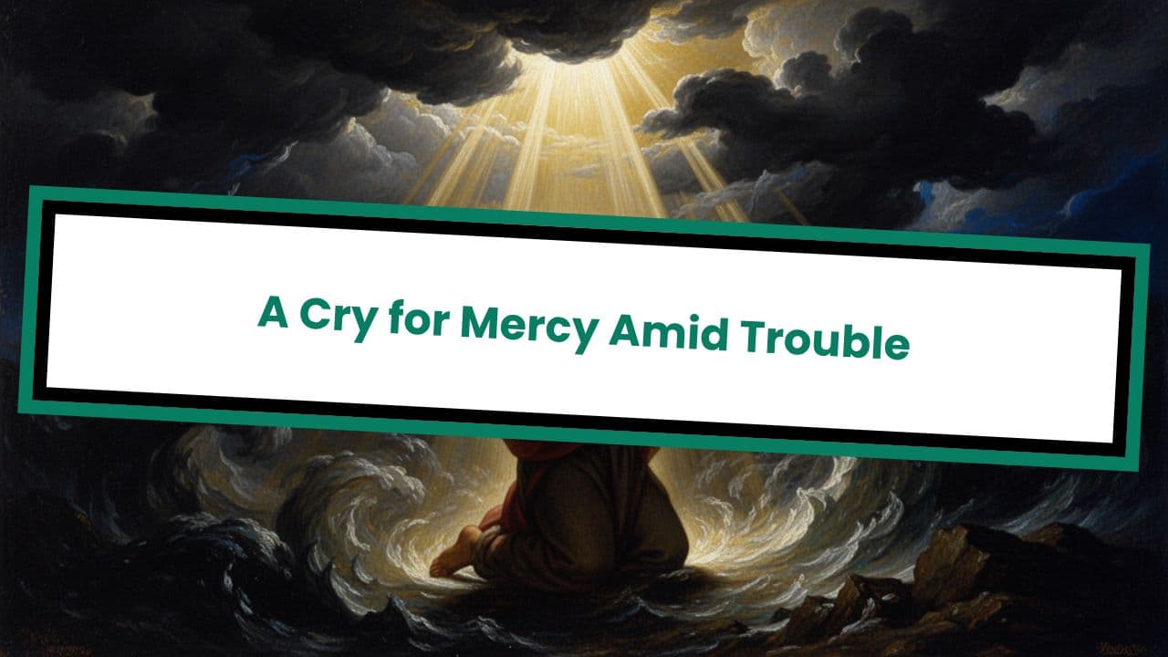 Psalm 31: 9- 13 A Cry for Mercy Amid Trouble