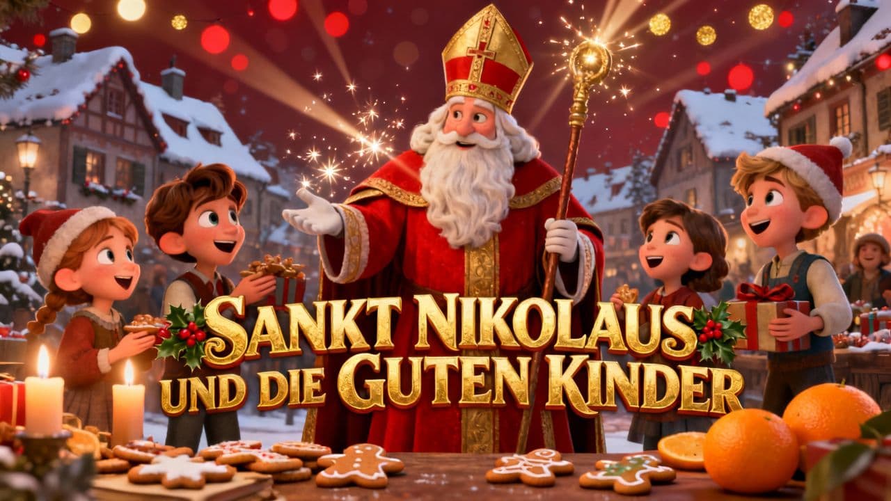 Sankt Nikolaus und die guten Kinder
