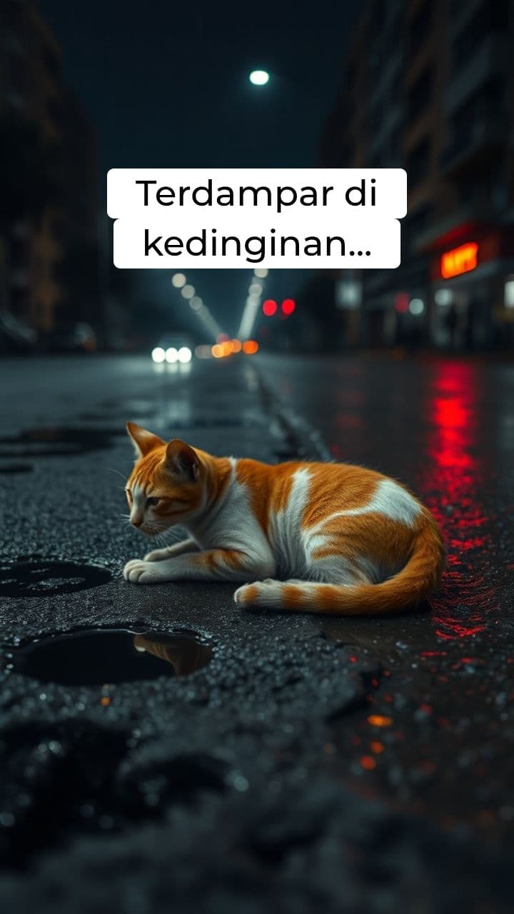 Penyelamatan Kucing Hujan