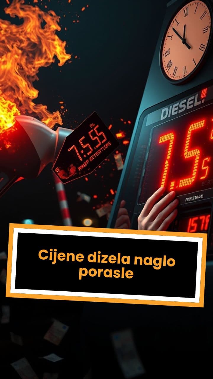 Cijene dizela naglo porasle