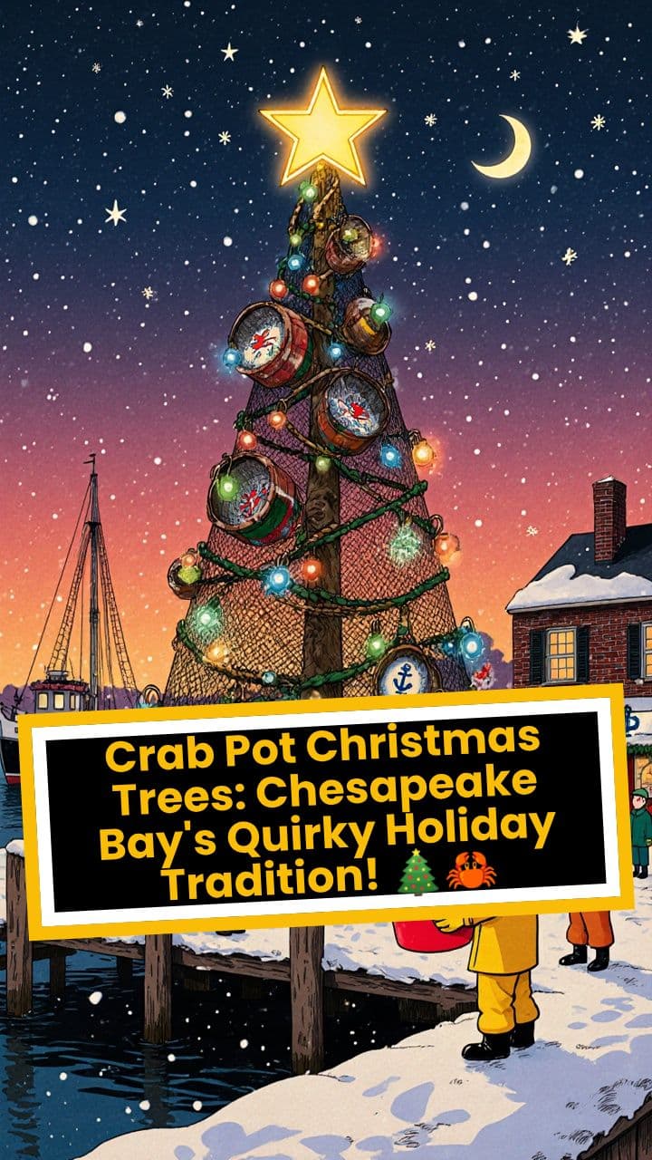 Crab Pot Christmas Trees: Chesapeake Bay's Quirky Holiday Tradition! 🎄🦀