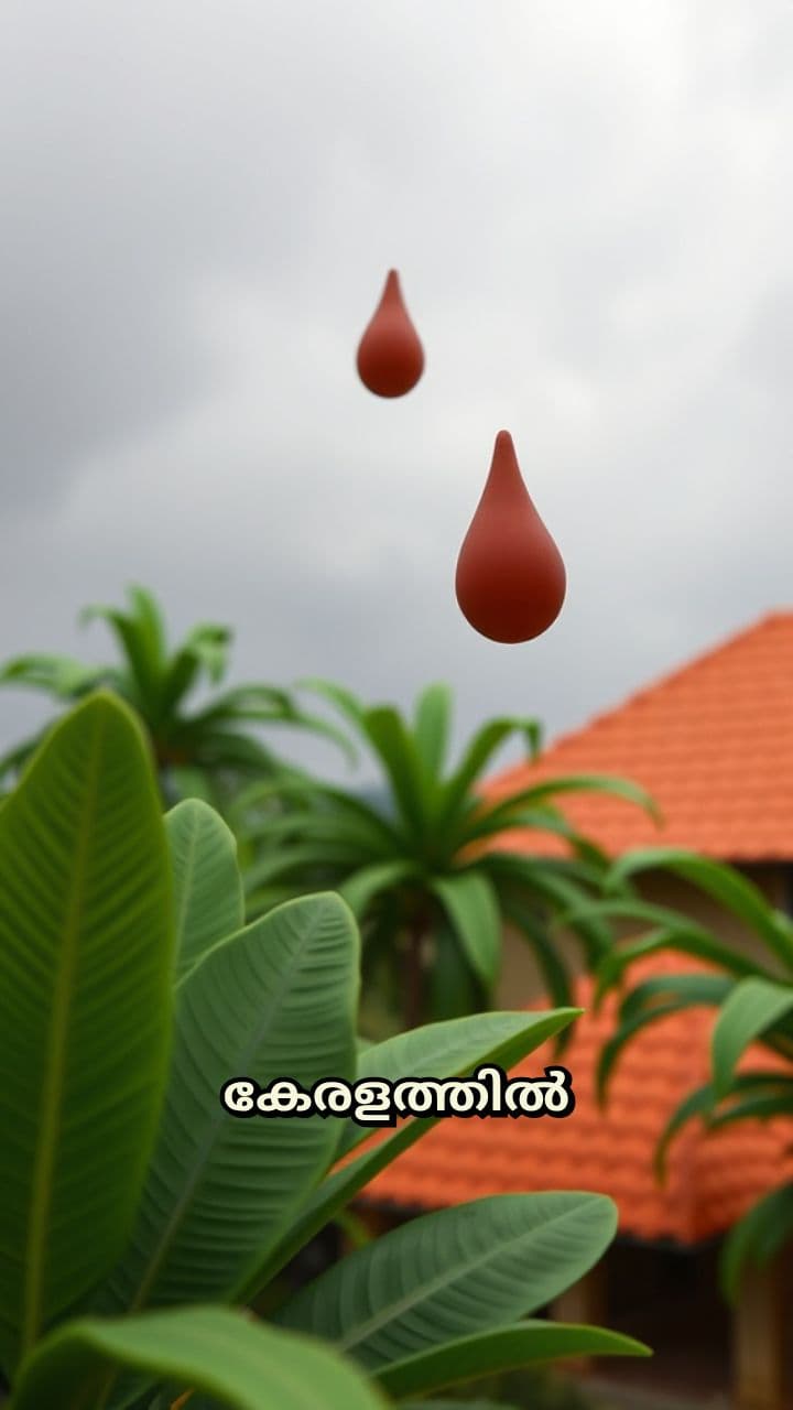 കേരളത്തിലെ ചോരമഴയുടെ രഹസ്യം
