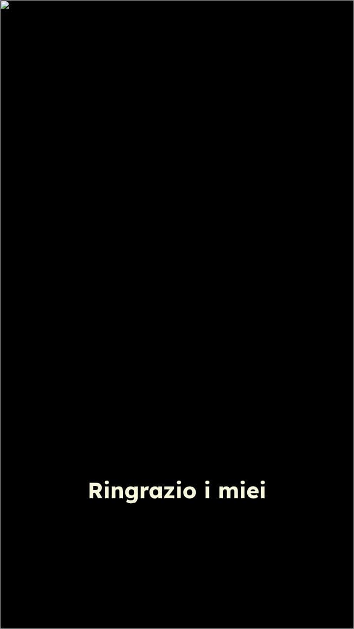 Ringraziamenti per un percorso speciale